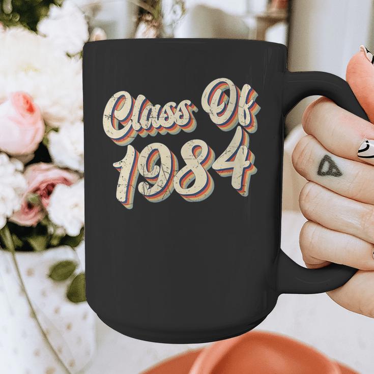 Vintage Class Of 1984 40th Reunion High School Graduation 84 Graphic Print Coffee Mug