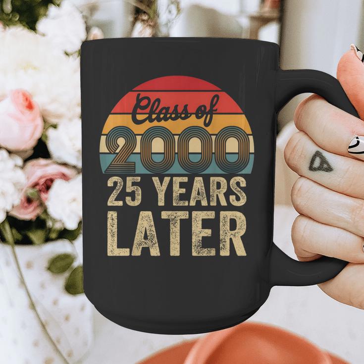 Vintage Class Of 2000 25 Years Later Reunion 25th Graduation Graphic Print Coffee Mug