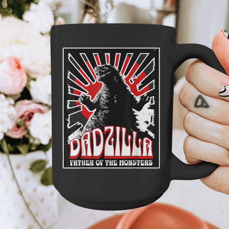 Vintage Dadzilla Father Of The Monsters Fathers Day Graphic Print Coffee Mug