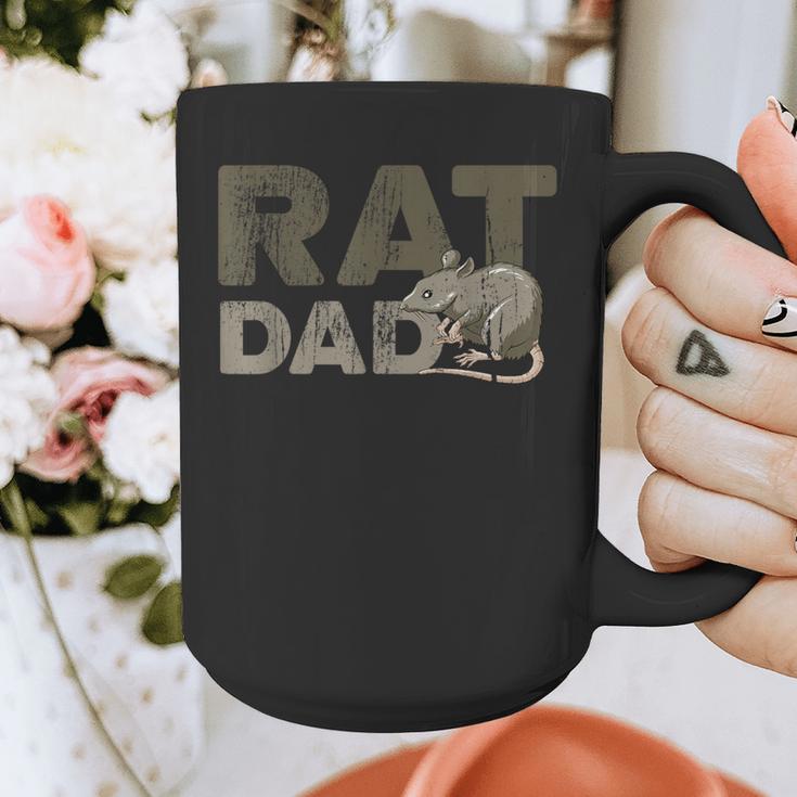 Vintage Distressed Rat Dad Graphic Print Coffee Mug