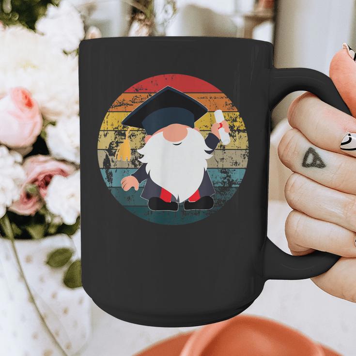 Vintage Graduation Gnome Graphic Print Coffee Mug
