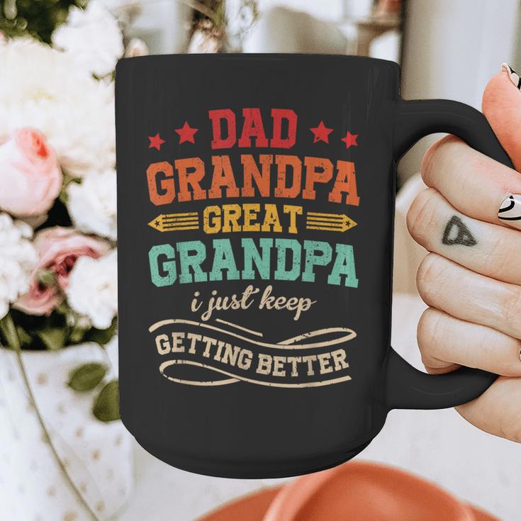 Vintage Great Grandpa For Fathers Day Dad Papa Grandpa Graphic Print Coffee Mug