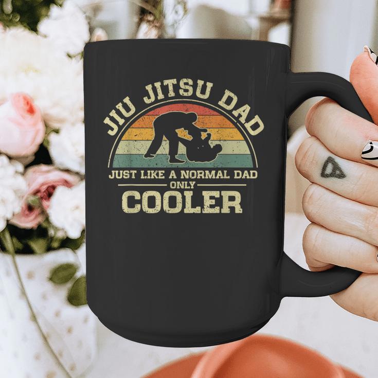 Vintage Jiu Jitsu Dad Just Like A Normal Dad Only Cooler Graphic Print Coffee Mug