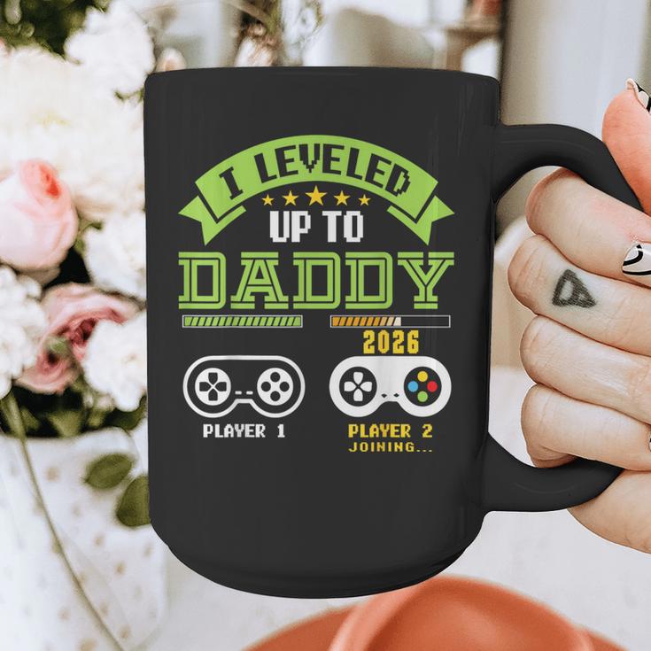 Vintage Leveling Up To Daddy 2026 Soon To Be Dad 2026 Graphic Print Coffee Mug Vintage Leveling Up To Daddy 2026 Soon To Be Dad 2026 Graphic Print Coffee Mug