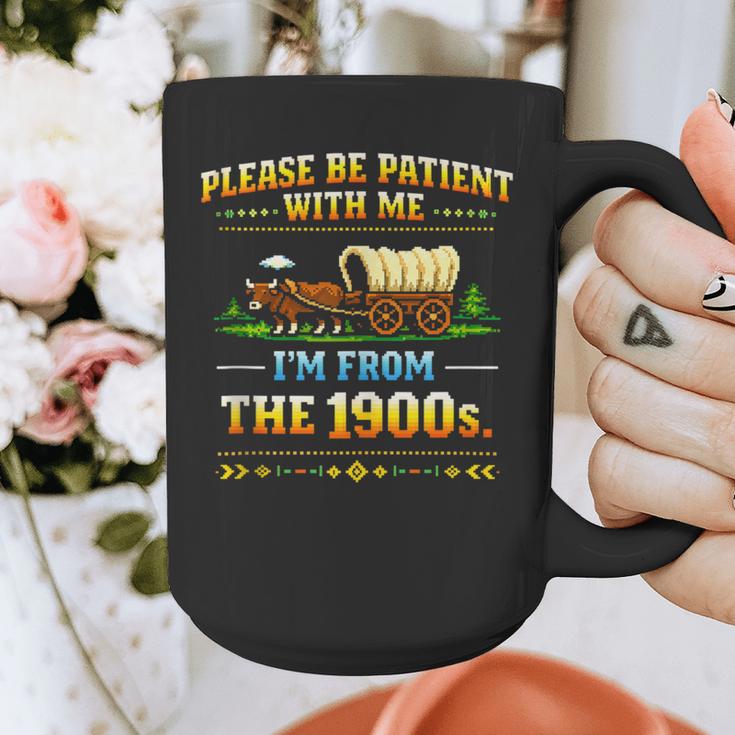 Vintage Please Be Patient With Me I'm From The 1900s Graphic Print Coffee Mug
