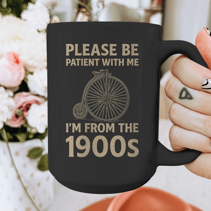 Vintage Please Be Patient With Me I'm From The 1900s Cycle Graphic Print Coffee Mug
