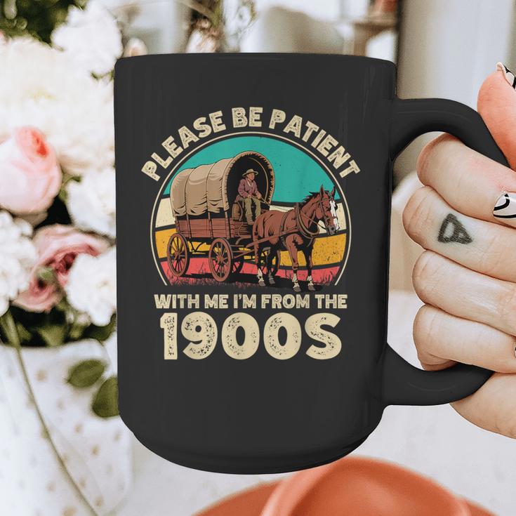 Vintage Please Be Patient I'm From The 1900s Men Women Graphic Print Coffee Mug