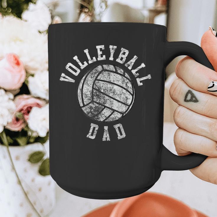 Vintage Volleyball Dad Graphic Print Coffee Mug