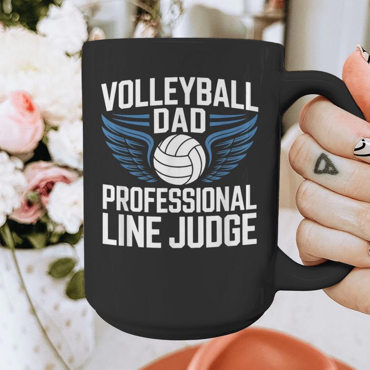 Volleyball Dad Professional Line Judge Volleyball Father Graphic Print Coffee Mug