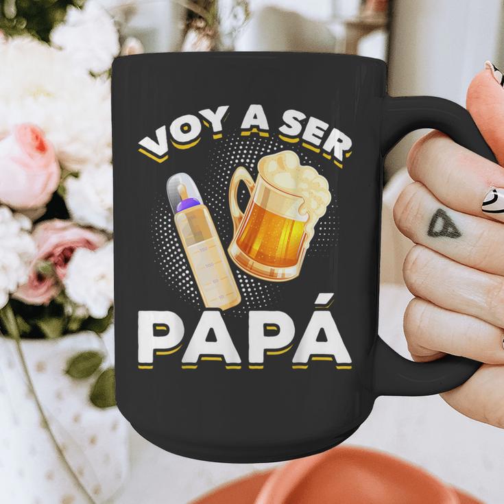 Voy Hacer Papa Ser Papa Voy A Ser Papa Dad To Be In Spanish Graphic Print Coffee Mug