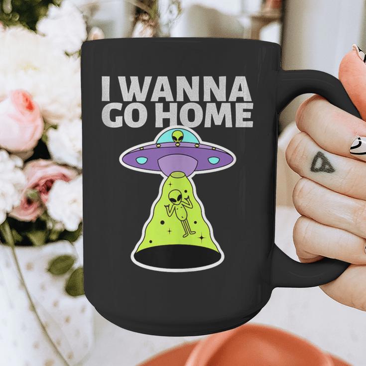 I Wanna Go Home Introvert UFO UAP Flying Saucer Trippy Alien Graphic Print Coffee Mug I Wanna Go Home Introvert UFO UAP Flying Saucer Trippy Alien Graphic Print Coffee Mug