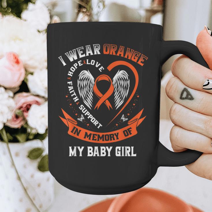 Wear Orange In Memory Of Baby Girl Daughter Leukemia Cancer Graphic Print Coffee Mug Wear Orange In Memory Of Baby Girl Daughter Leukemia Cancer Graphic Print Coffee Mug