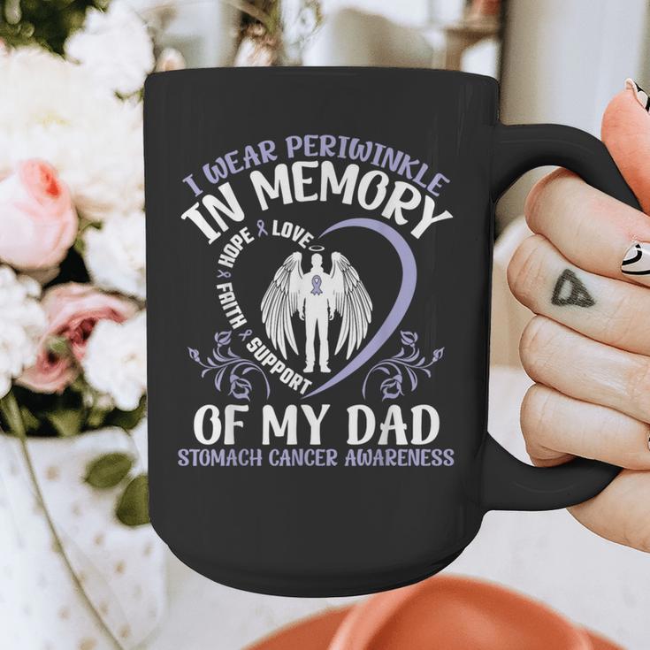 I Wear Periwinkle In Memory My Dad Stomach Cancer Awareness Graphic Print Coffee Mug