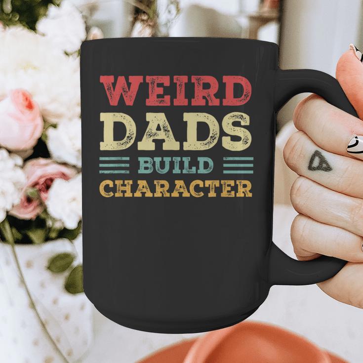 Weird Dads Build Character Vintage Graphic Print Coffee Mug