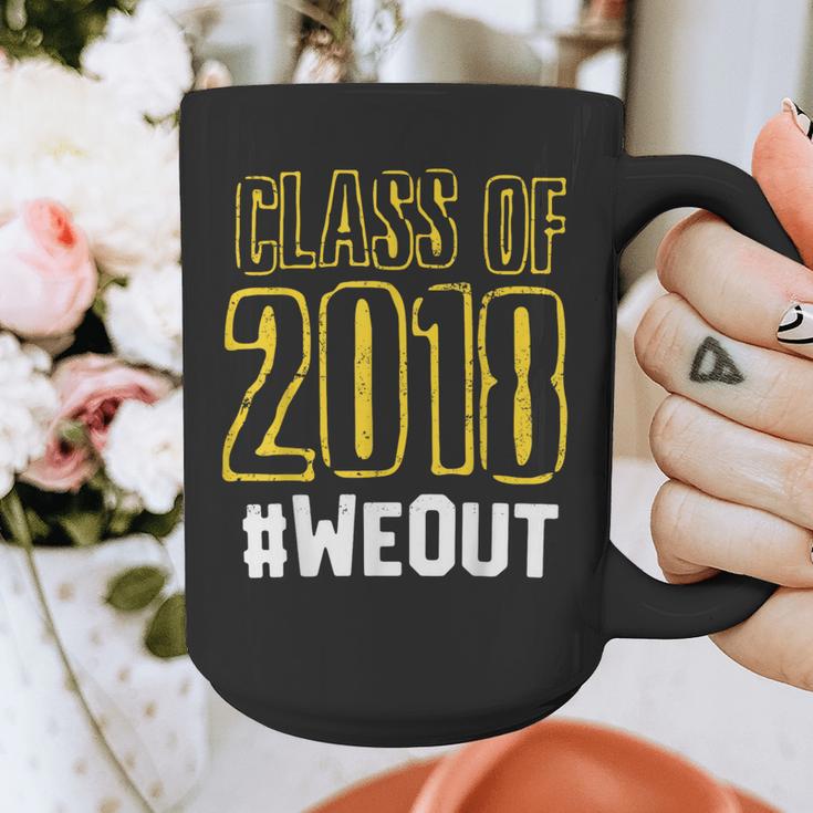 We Out WeOut Class Of 2018 Senior Graduation Graphic Print Coffee Mug
