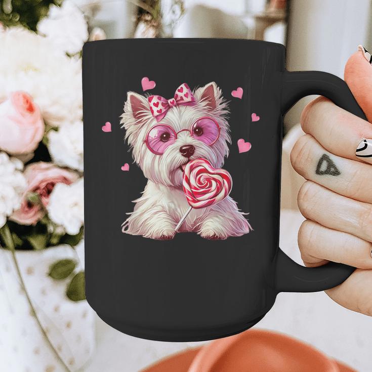 Westie Dog Valentines Day Dog Mom Westie Dad Candy Sucker For Men Women Girls Kids Graphic Print Coffee Mug