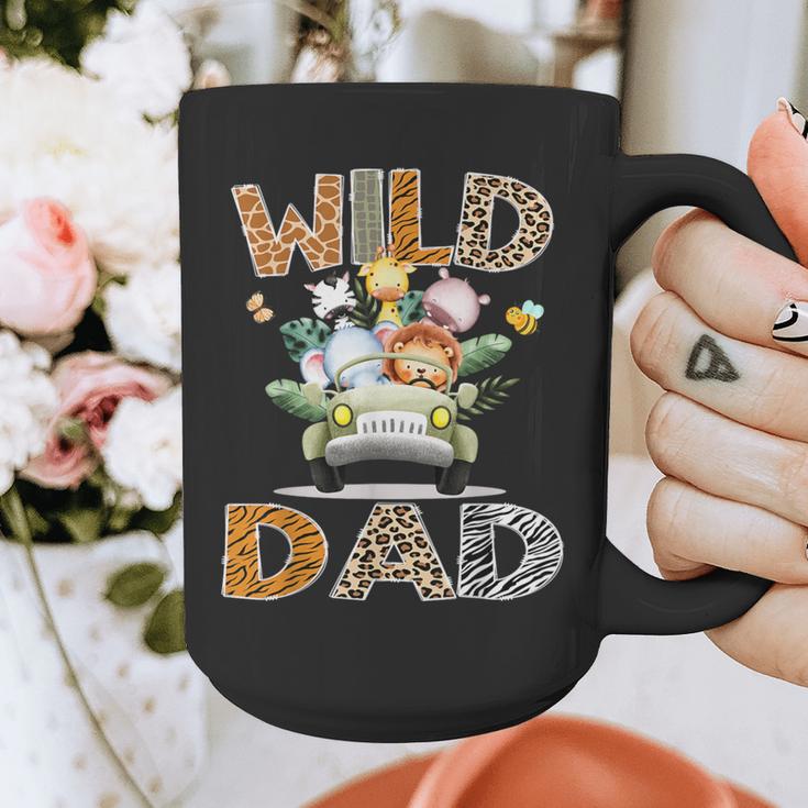 Wild Dad 1St Birthday Safari Jungle Animal Truck Graphic Print Coffee Mug Wild Dad 1St Birthday Safari Jungle Animal Truck Graphic Print Coffee Mug
