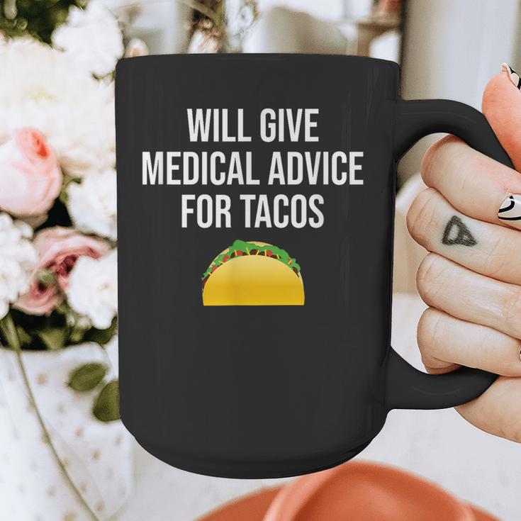 Will Give Medical Advice For Tacos Shirt Nurse Graduation MD Graphic Print Coffee Mug