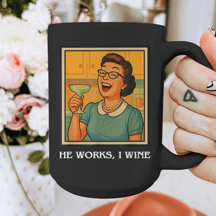 I Wine Housewife Retro Nostalgia Classic 1950s Vintage Humor Graphic Print Coffee Mug I Wine Housewife Retro Nostalgia Classic 1950s Vintage Humor Graphic Print Coffee Mug
