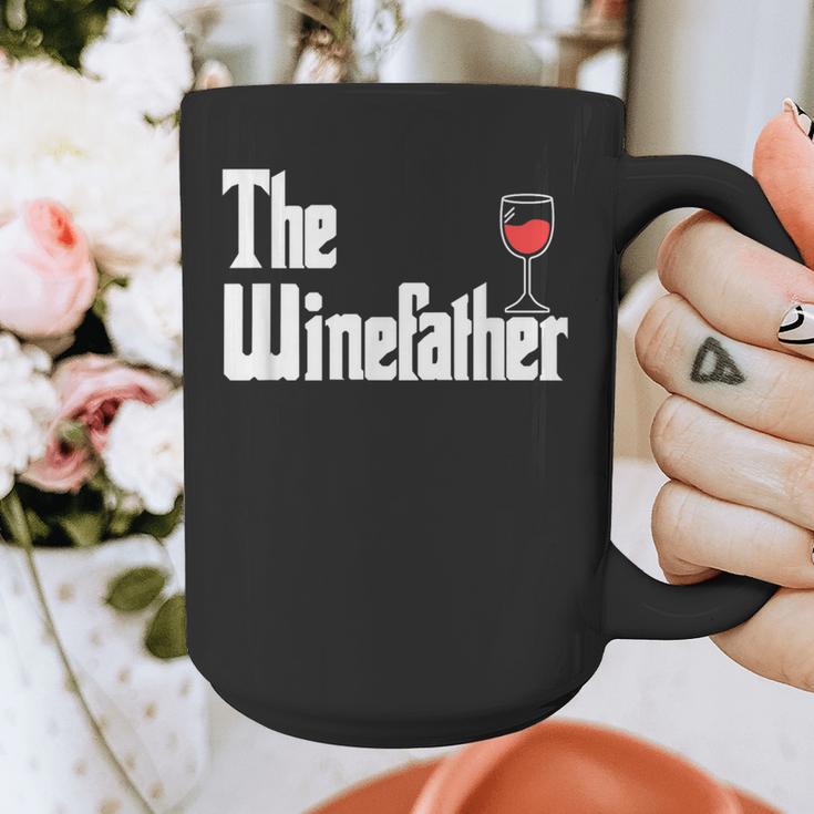 The Winefather Red Wine Tasting Fathers Day Dad Graphic Print Coffee Mug