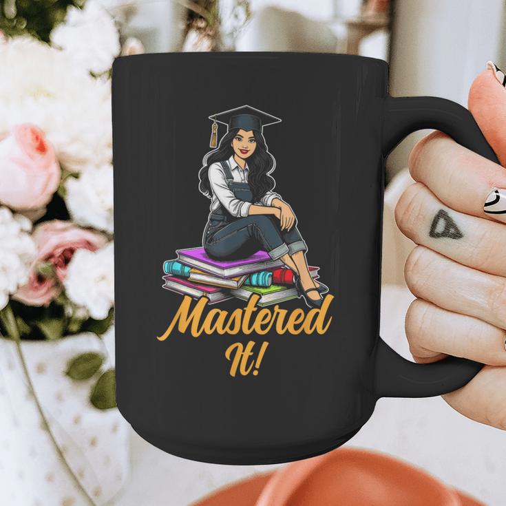 Women Mastered It Girl Master Degree Graduation Graduate Graphic Print Coffee Mug