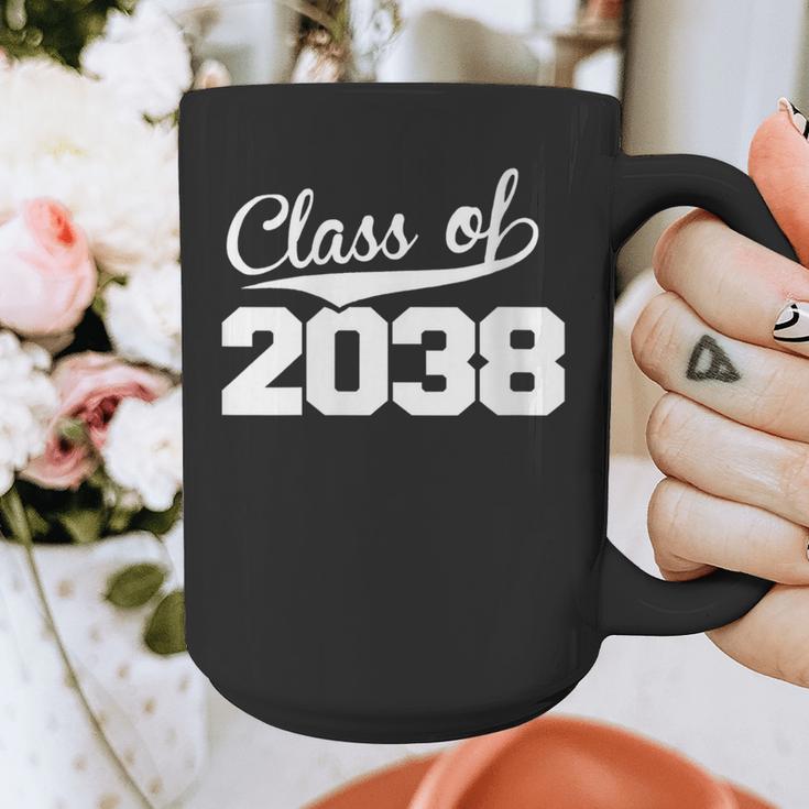 Women's Class Of 2038 Kid Adult Future Year Kindergarten Graduation Graphic Print Coffee Mug
