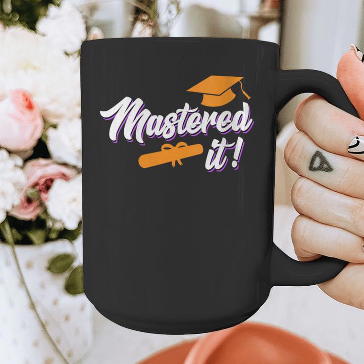Women's Master Graduation 2026 Mastered It Master's Degree Graphic Print Coffee Mug
