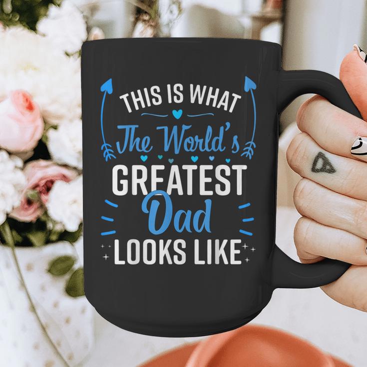This Is What World's Greatest Dad Looks Like Father's Day Graphic Print Coffee Mug This Is What World's Greatest Dad Looks Like Father's Day Graphic Print Coffee Mug