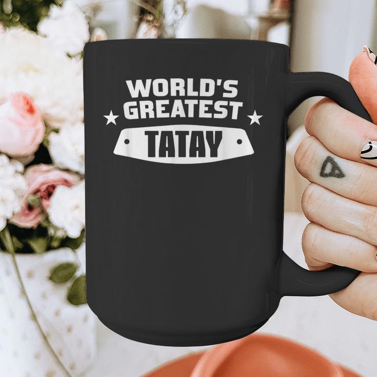 World's Greatest Tatay Shirt Filipino Dad Graphic Print Coffee Mug