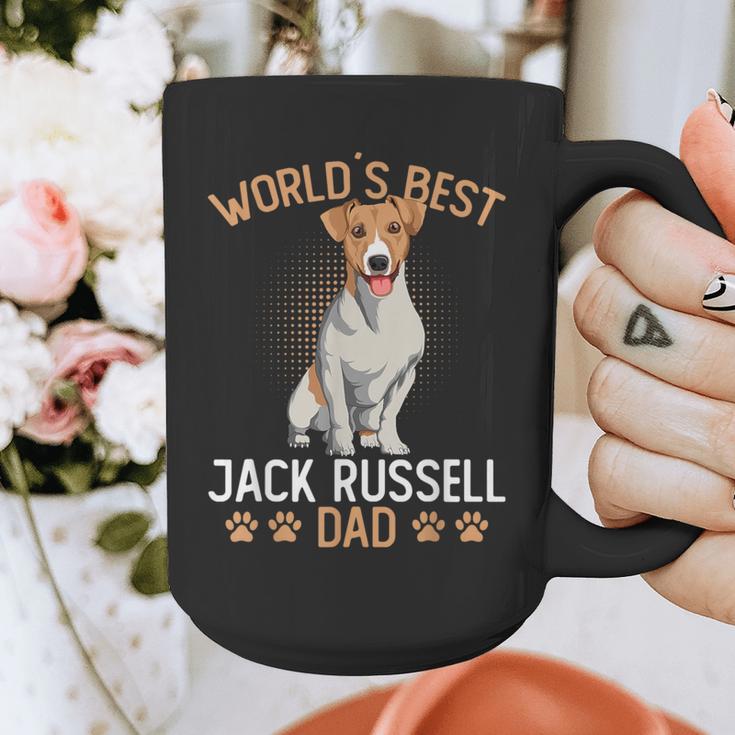 World´s Best Jack Russell Terrier Dad Dog Owner Men Graphic Print Coffee Mug