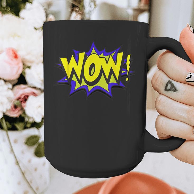WowShirt WOW Dad Mom Men Women Boys Girls Tee Graphic Print Coffee Mug