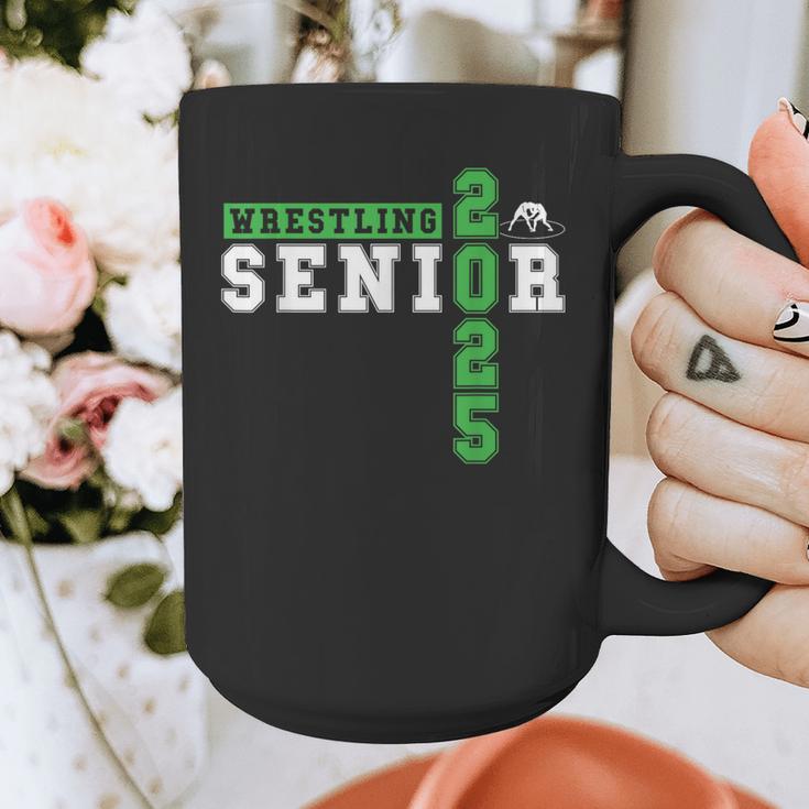 Wrestling Senior Night Wrestling Senior 2025 Graduation 34 Graphic Print Coffee Mug