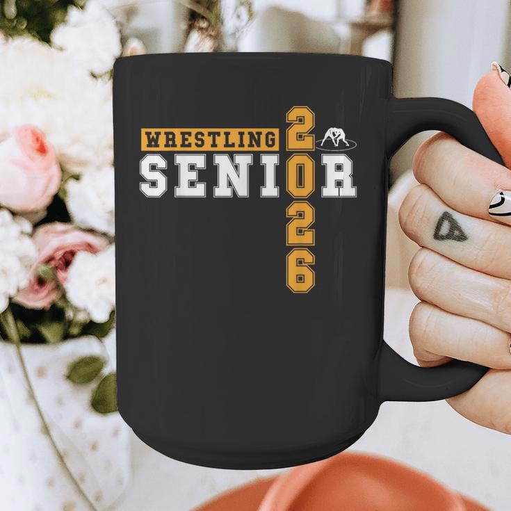 Wrestling Senior Night Wrestling Senior 2026 Graduation 27 Graphic Print Coffee Mug