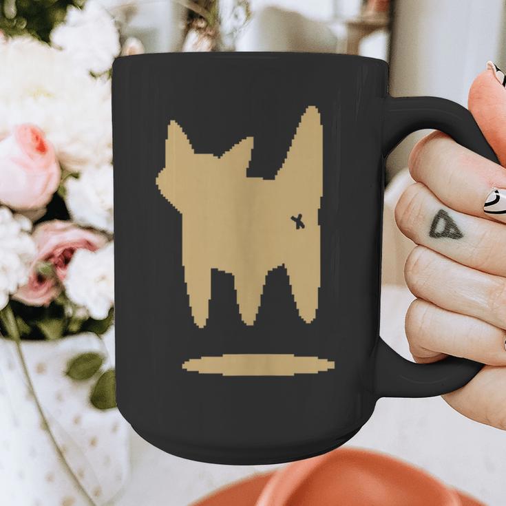 Yk2 Cat With Tomboy Tail 90s Nostalgia Downtown Indie Graphic Print Coffee Mug