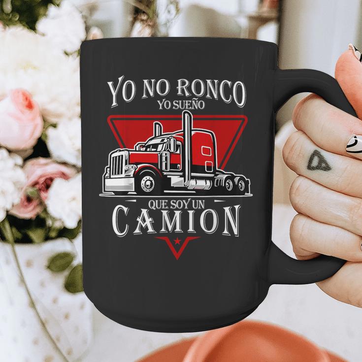 Yo No Ronco Yo Sueno Que Soy Un Camion Latin Dad Spanish Graphic Print Coffee Mug
