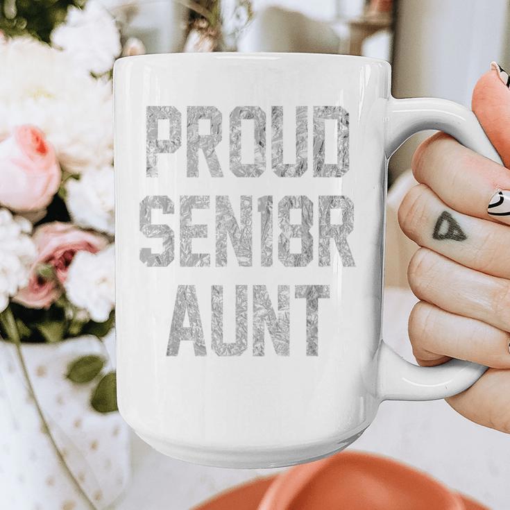 2018 Senior Aunt SEN18R Class Graduation PartyShirt Graphic Print Coffee Mug