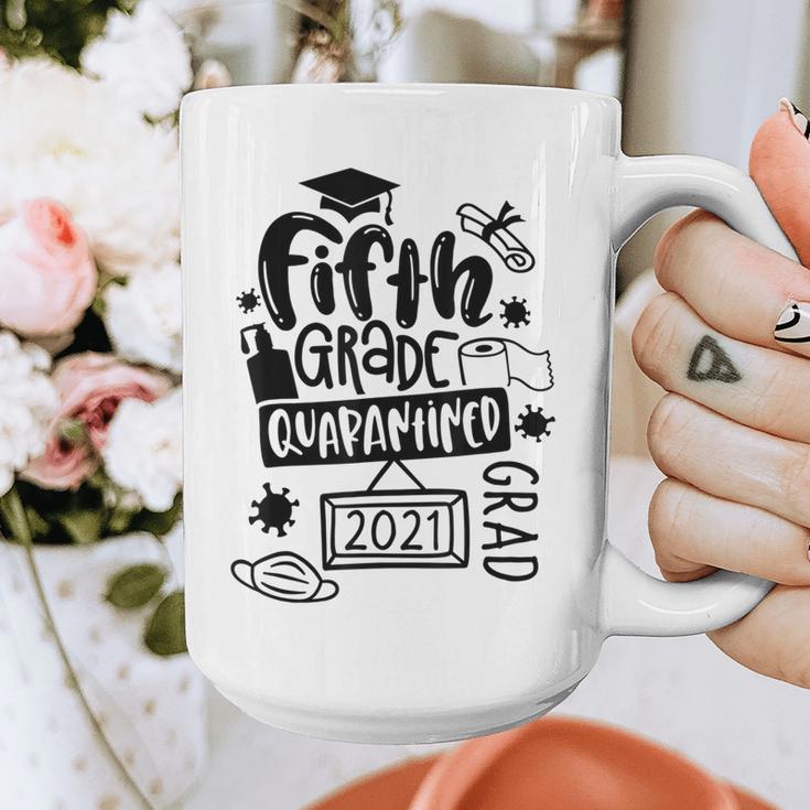 5th Grade Graduate 2021 Graduate Quarantine Fifth Graduation Graphic Print Coffee Mug
