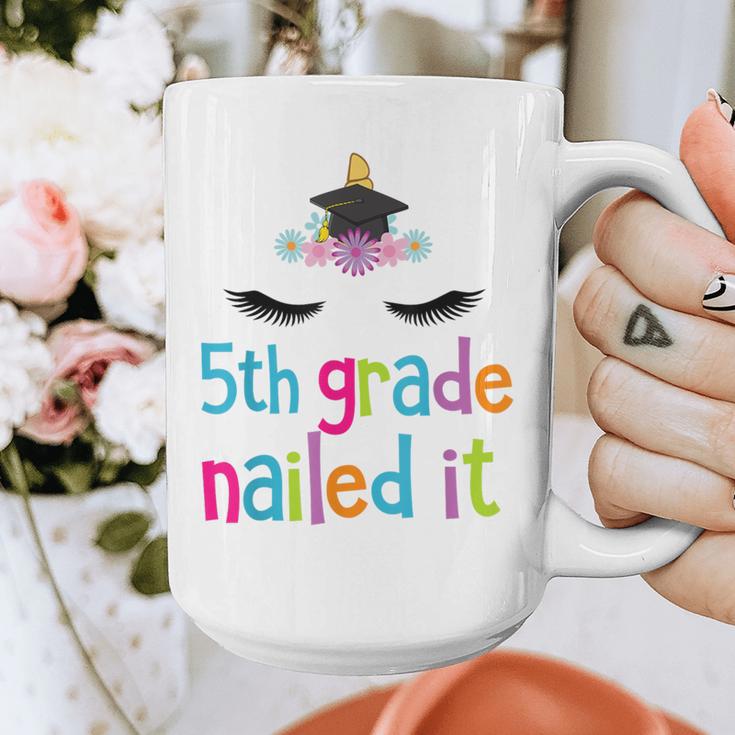 5th Grade Nailed ItShirt Unicorn Graduation Class Of 2018 Graphic Print Coffee Mug
