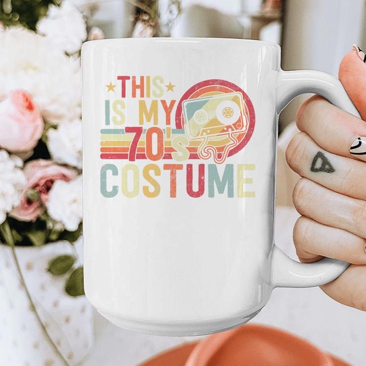 This Is My 70's Costume Retro Style Nostalgia 1970s Vintage Premium Tri-Blend Graphic Print Coffee Mug