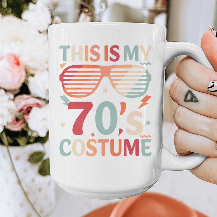 This Is My 70s Costume Vintage Style Nostalgia 1970s Retro Graphic Print Coffee Mug