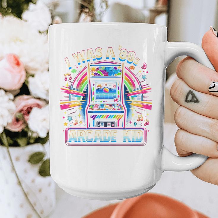 80s Arcade Kid Vintage Gamer Nostalgia Graphic Print Coffee Mug