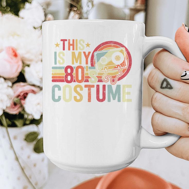 This Is My 80s Costume Vintage Style Nostalgia 1980s Retro Premium Tri-Blend Graphic Print Coffee Mug