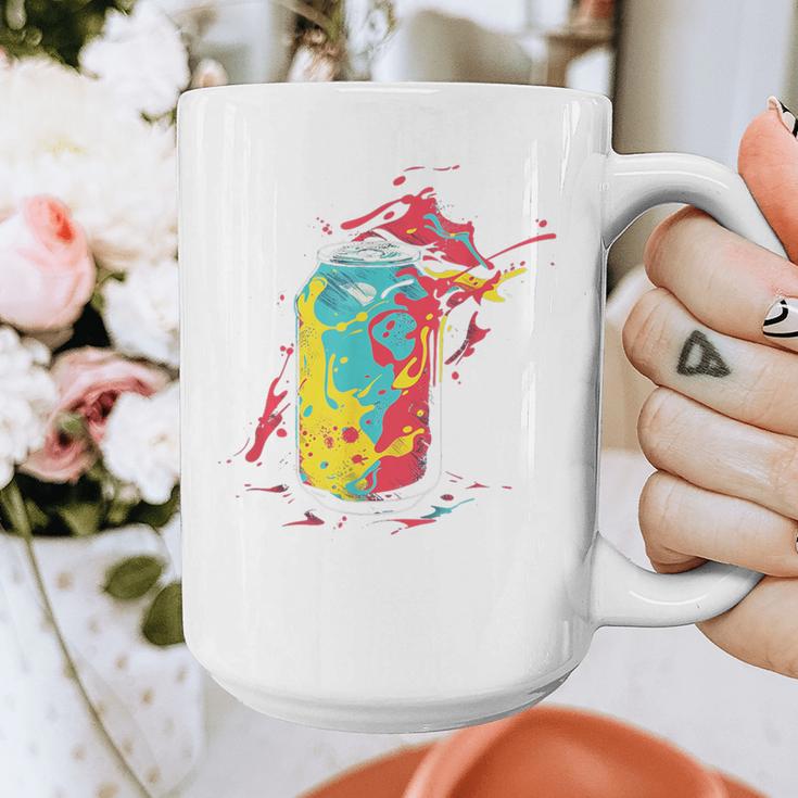 80s Nostalgia Soda Can Graphic Print Coffee Mug