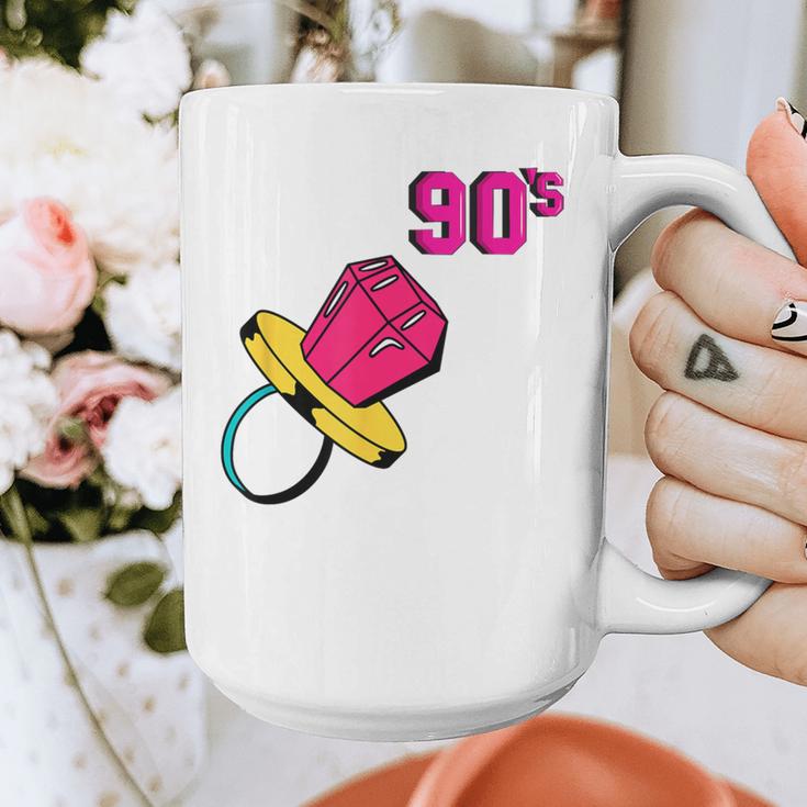 90’s Ring Retro Nostalgia Colorful Throwback Graphic Print Coffee Mug