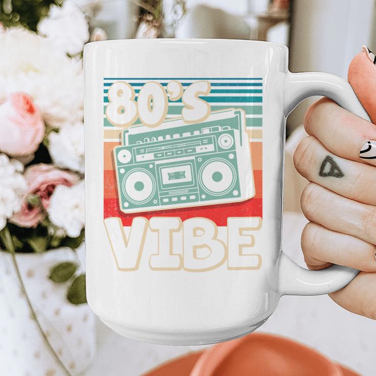 90's Vibe Vintage Style Cassette Tape Nostalgia 1990s Party Premium Tri-Blend Graphic Print Coffee Mug