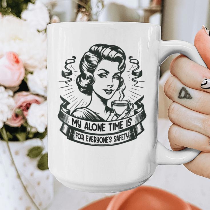 My Alone Time Is For Everyone's Safety Introvert Safety Graphic Print Coffee Mug My Alone Time Is For Everyone's Safety Introvert Safety Graphic Print Coffee Mug