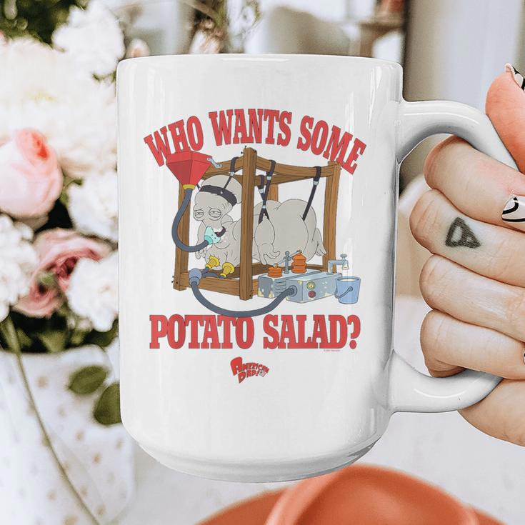 American Dad Who Wants Some Potato Salad Roger Cartoon Graphic Print Coffee Mug