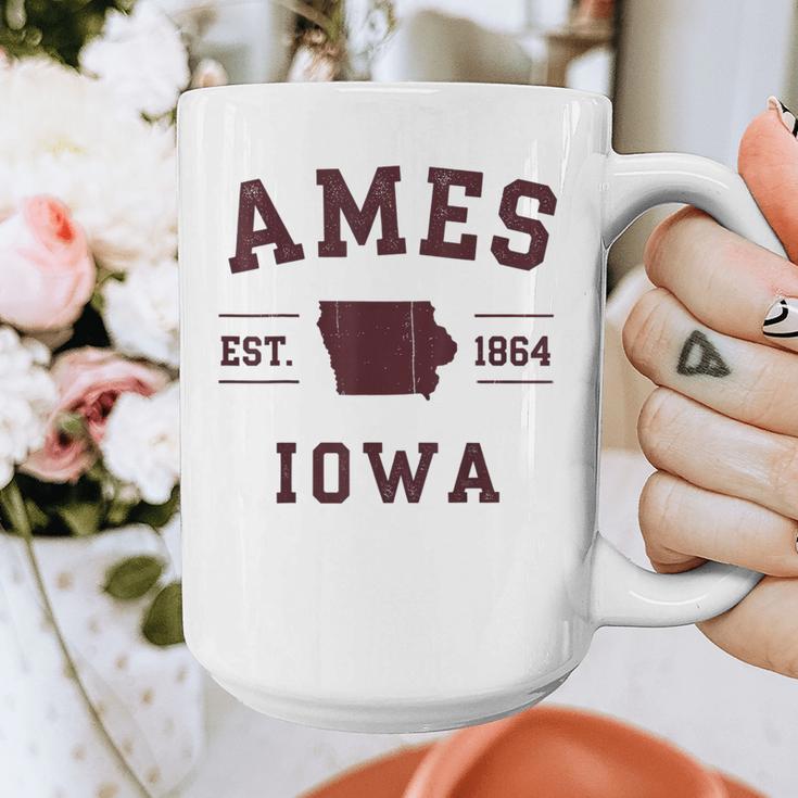 Ames Iowa Est 1864 Nostalgia Graphic Print Coffee Mug