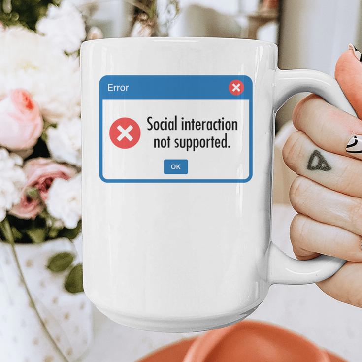Anti Social Introvert Social Interaction Not Supported Graphic Print Coffee Mug Anti Social Introvert Social Interaction Not Supported Graphic Print Coffee Mug