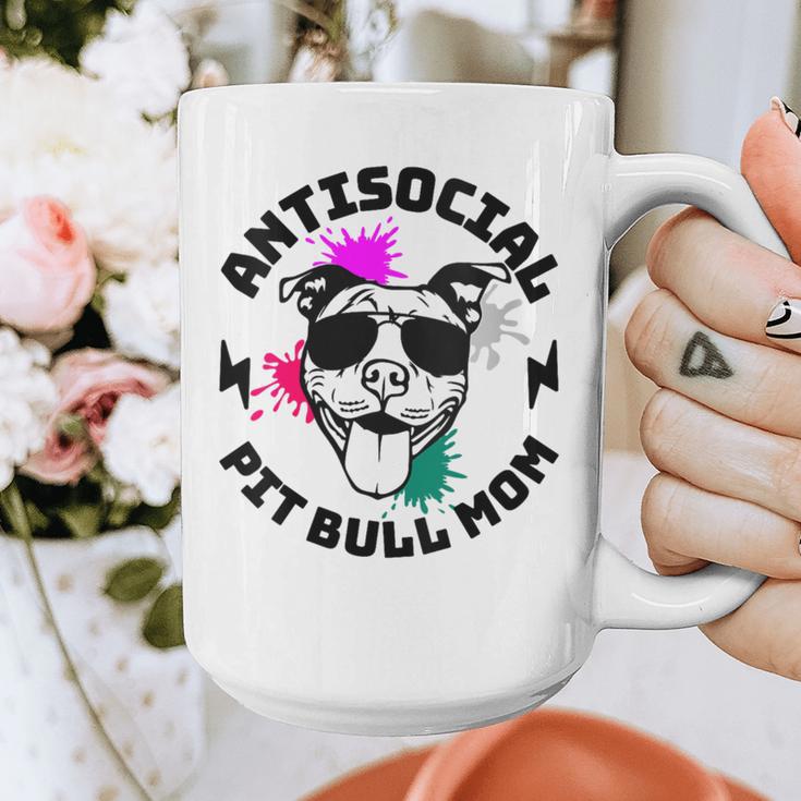 Antisocial Pit Bull Mom Pittie Introvert Dog Lover Pit Bull Graphic Print Coffee Mug Antisocial Pit Bull Mom Pittie Introvert Dog Lover Pit Bull Graphic Print Coffee Mug